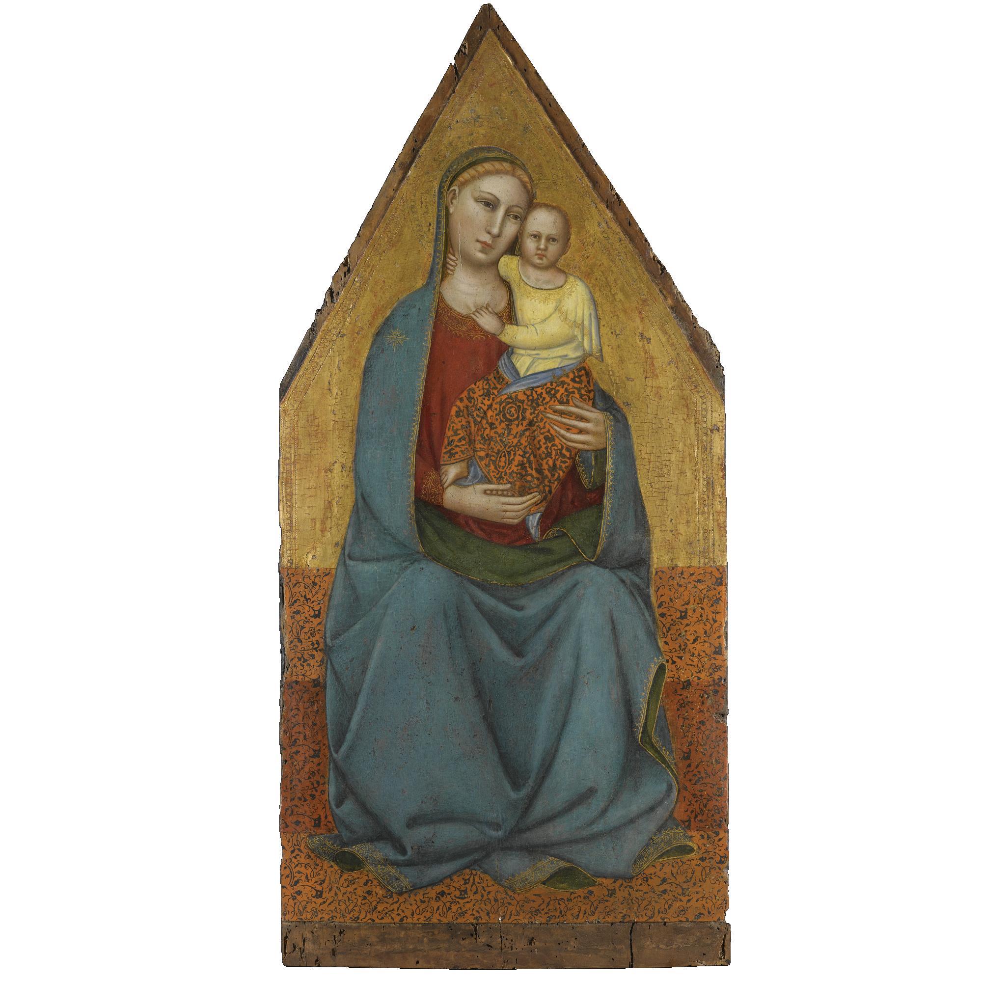 Lorenzo di Bicci - Madonna And Child Enthroned
