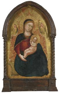 Lorenzo Di Bicci - Madonna Of Humility With Two Angels