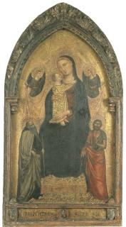 Lorenzo Di Bicci - The Madonna and Child enthroned