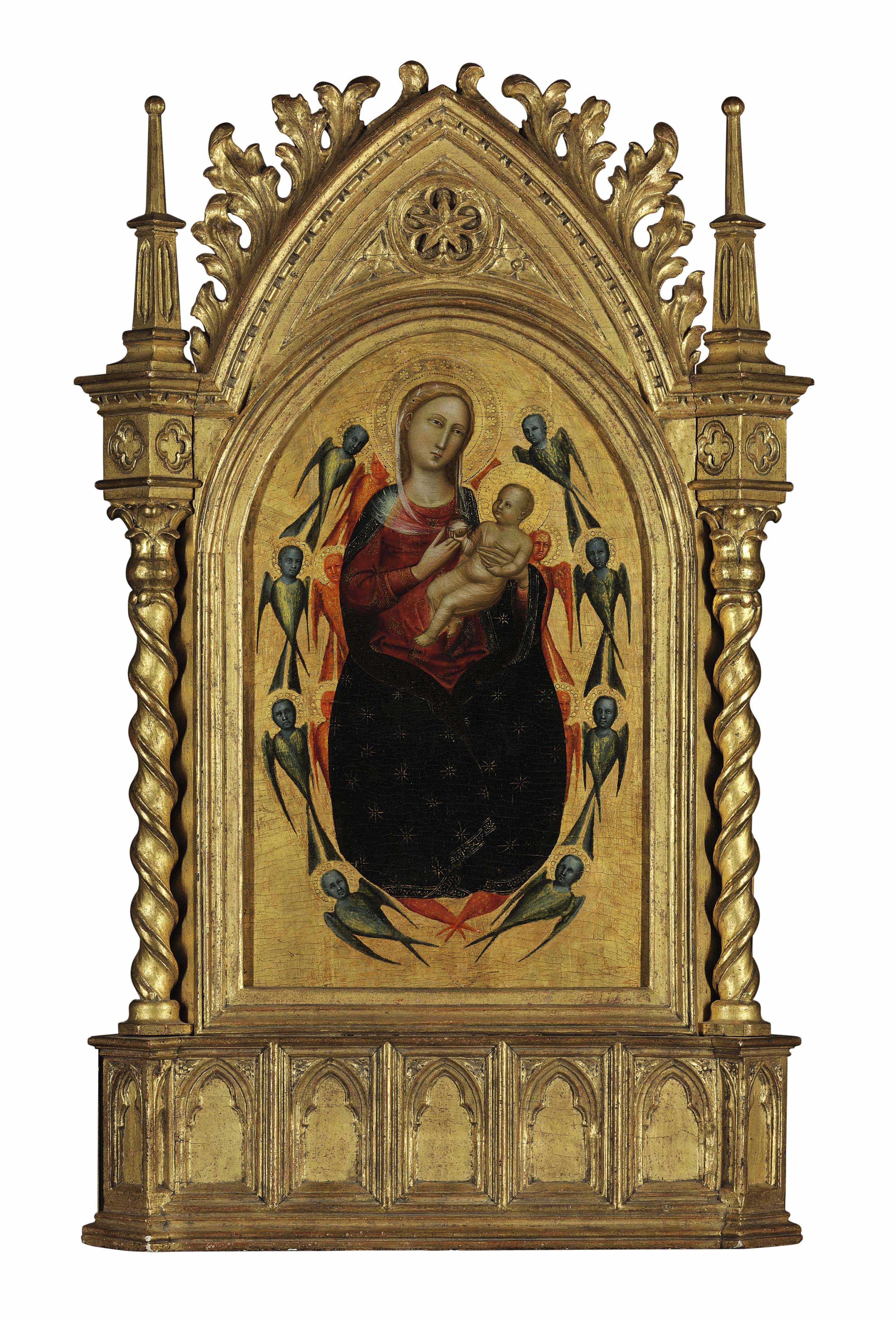 Lorenzo di Bicci - The Madonna and Child in glory