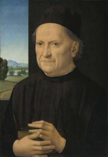 Lorenzo Di Credi - Portrait of a gentleman, possibly Girolamo Benivieni (1453-1542), half-length