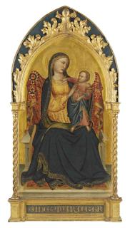 Lorenzo di Niccolò - The Madonna and Child Enthroned