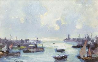Lorenzo Gignous - Il porto di Genova