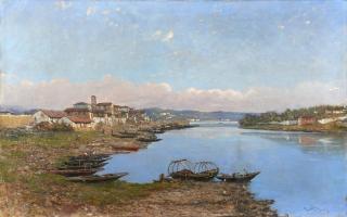 Lorenzo Gignous - Scorcio lacustre