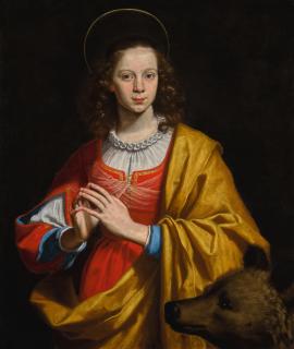 Lorenzo Lippi - Portrait Of A Young Woman, Probably Margherita Gal