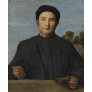 Lorenzo Lotto - Portrait Of A Jeweler, Probably Giovanni Pietro Crivelli