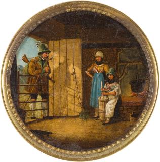 Lorenzo Quaglio d. J. - Der Besuch der Jägers