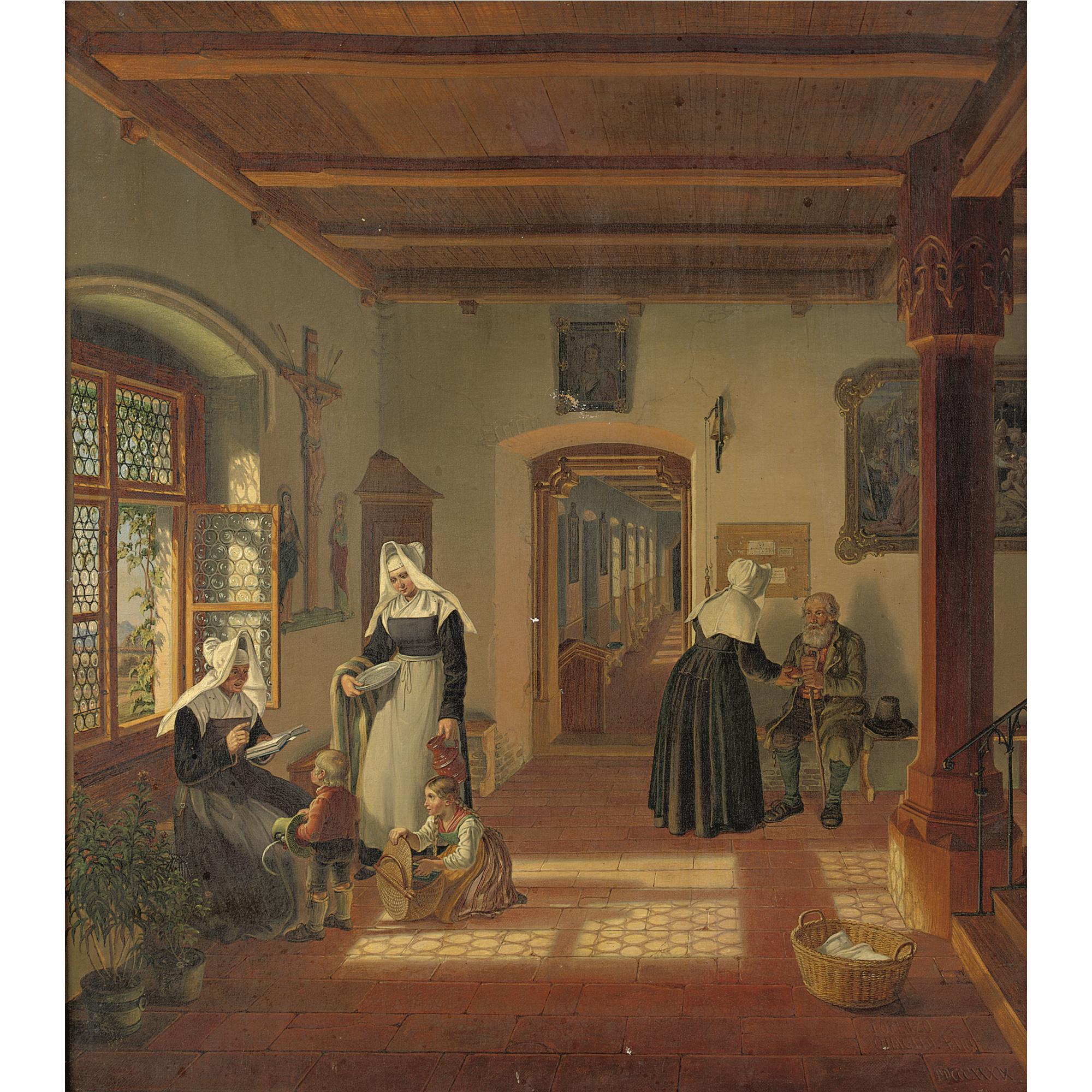 Lorenzo Quaglio - The Young Visitors