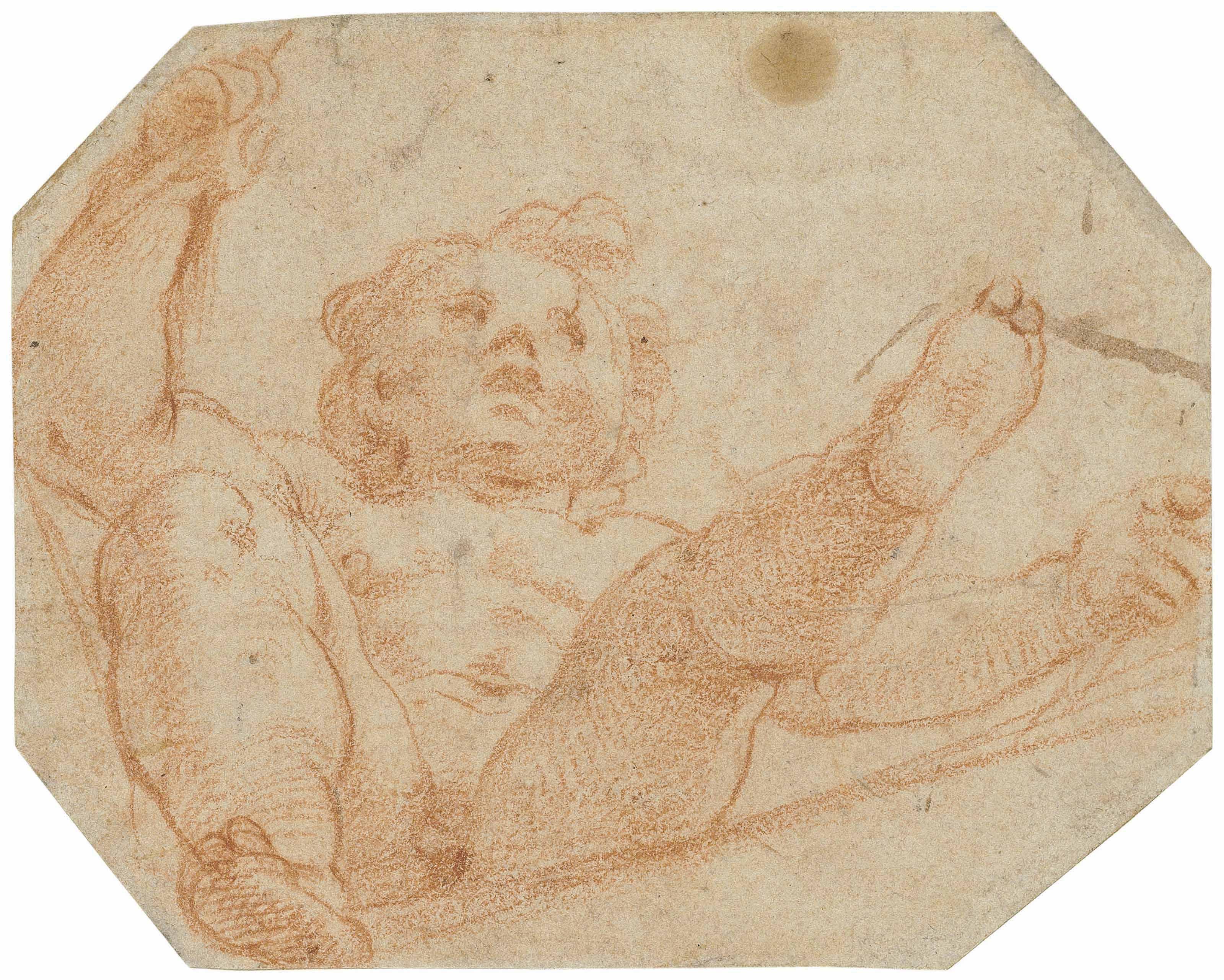 Lorenzo Sabatini - A Putto Seen From Below