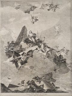 Lorenzo Tiepolo - Monuments for the glory of the Eroes, from Giambattista Tiepolo