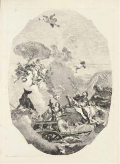 Lorenzo Tiepolo - The Graces and Mars (De V. 8; R. 229)