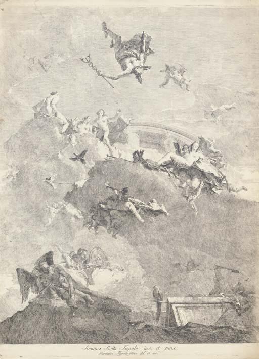 Lorenzo Tiepolo - The Triumph of Venus (De V. 9; R. 230)