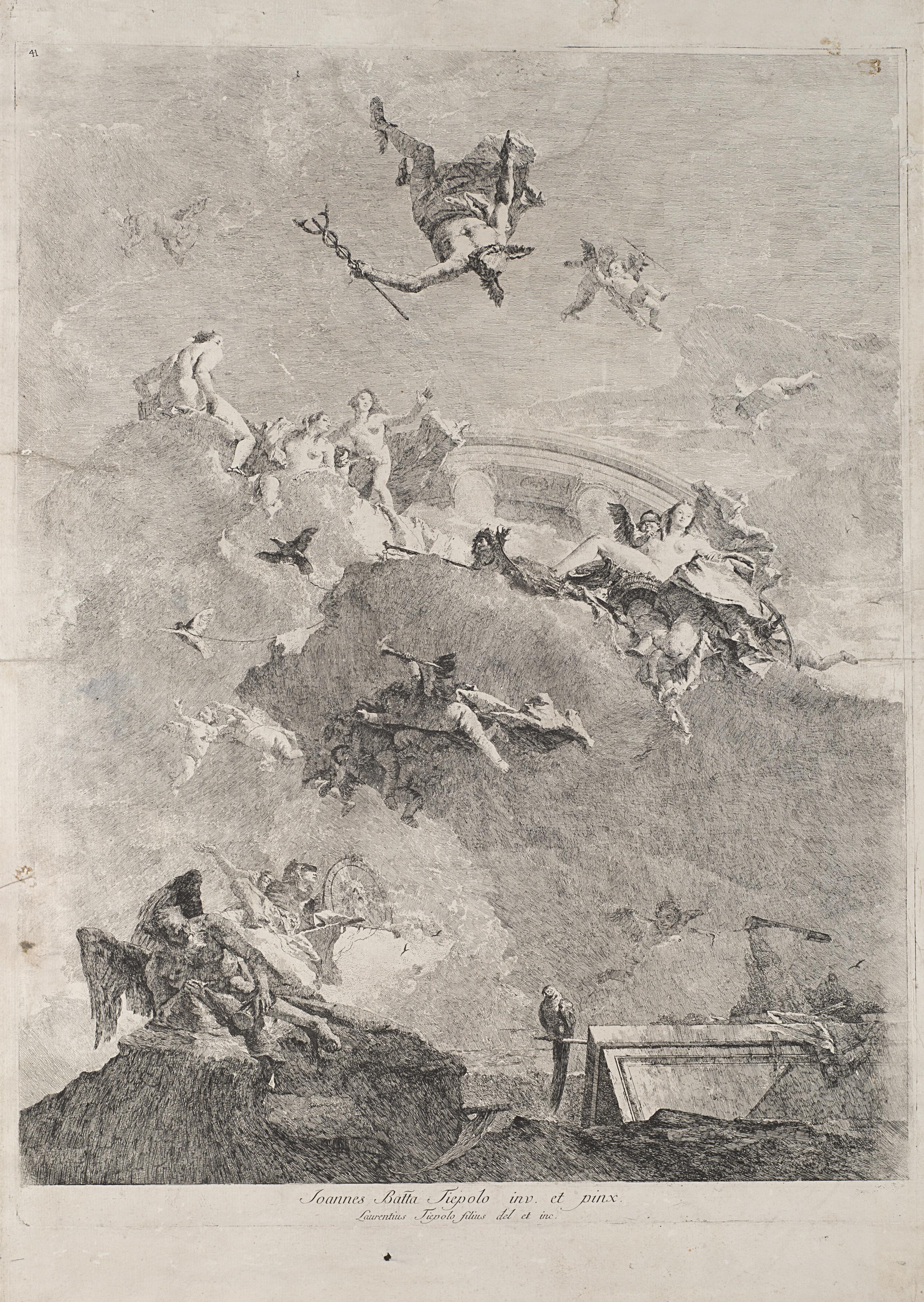 Lorenzo Tiepolo - Triumph of Venus, from Giambattista Tiepolo