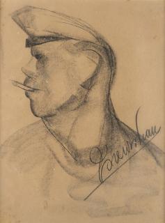 Lorenzo Viani - Uomo che fuma