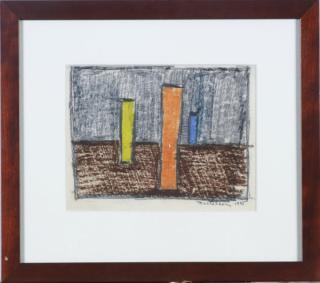 Lorser Feitelson - Study for Magical Space Forms