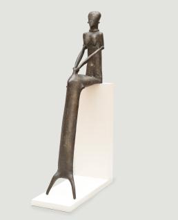 Lothar Fischer - Große schmale Sitzende im Gewand II