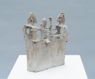 Lothar Fischer - Transparente gesockelte Familie