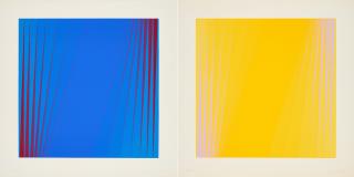 Lothar Quinte - Konvolut von 2 Farbserigrafien.