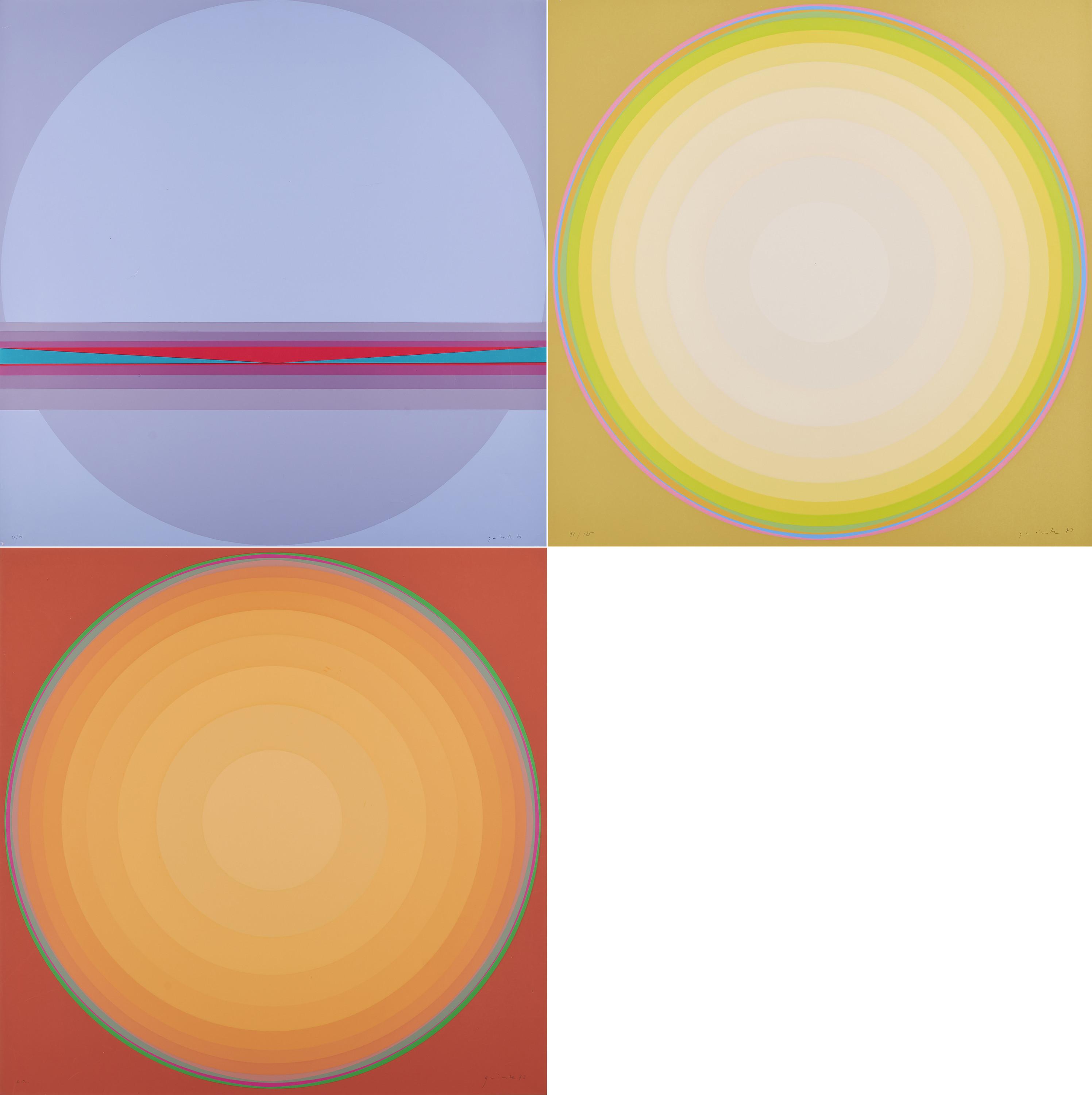 Lothar Quinte - Konvolut von 3 Serigrafien.