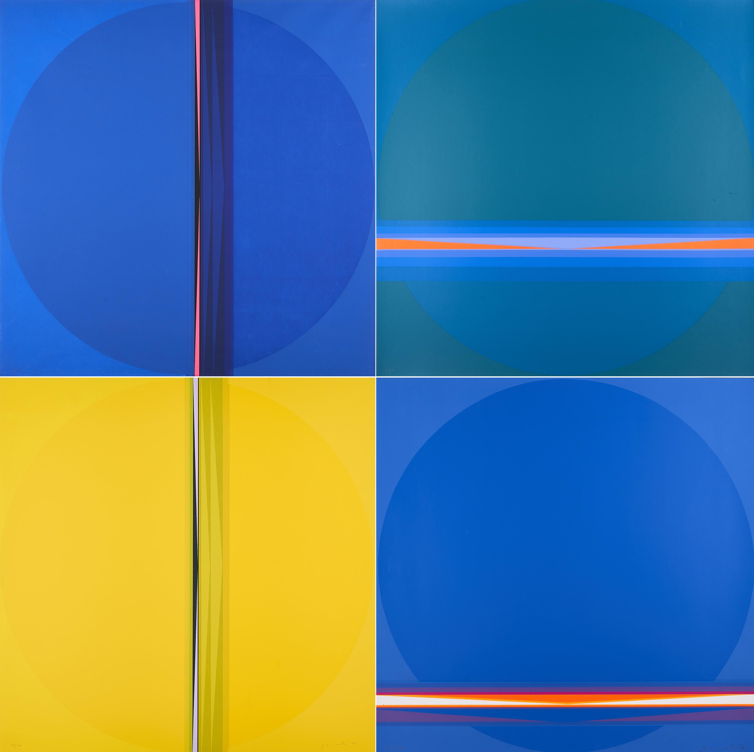 Lothar Quinte - Konvolut von 4 Serigrafien.