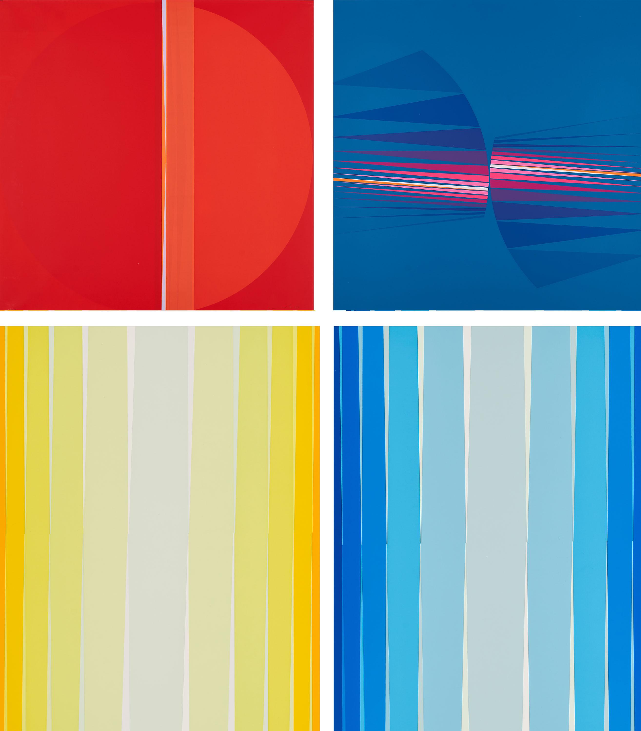 Lothar Quinte - Konvolut von 4 Serigrafien.