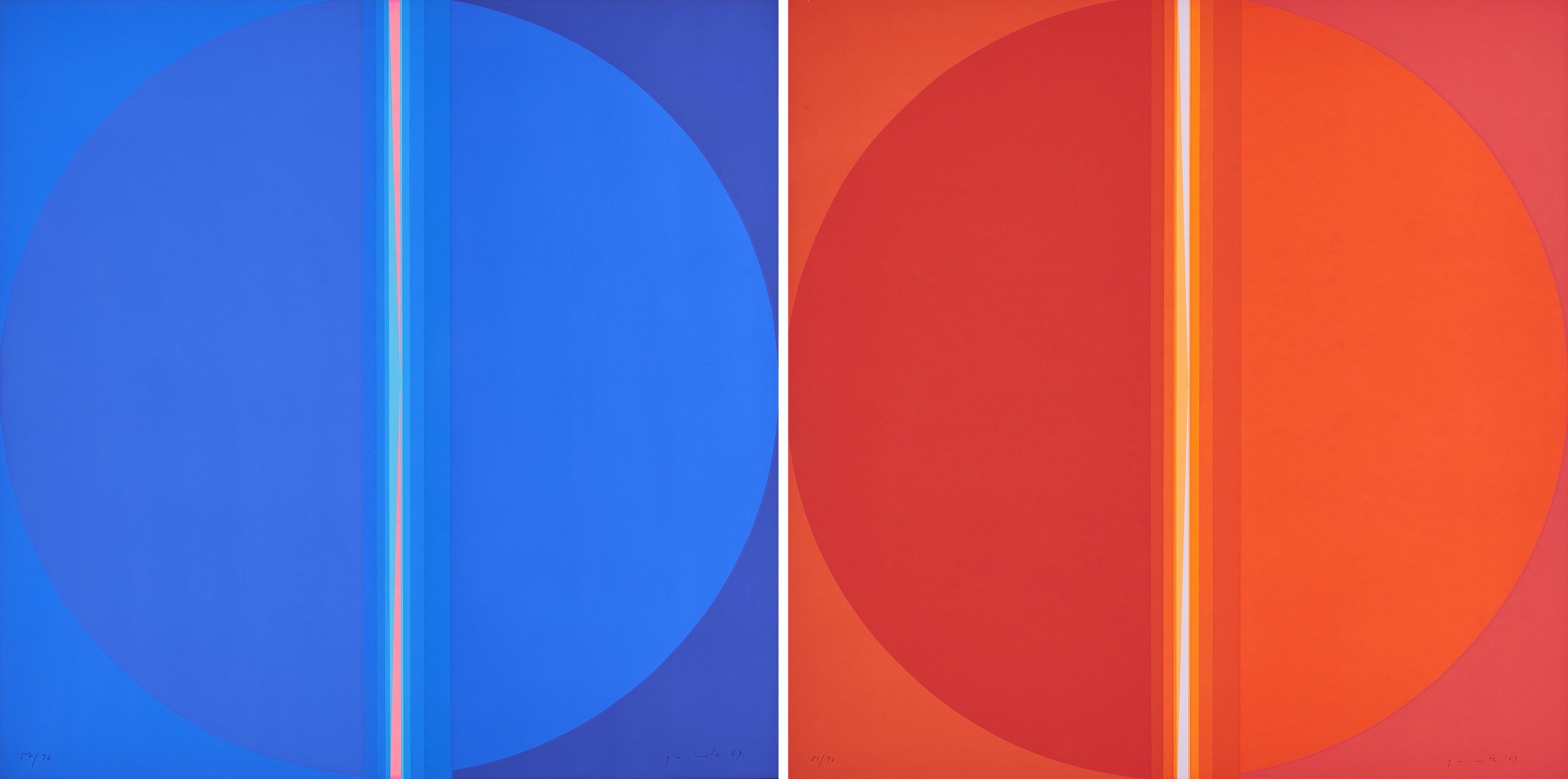 Lothar Quinte - Luna rot / Luna blau.