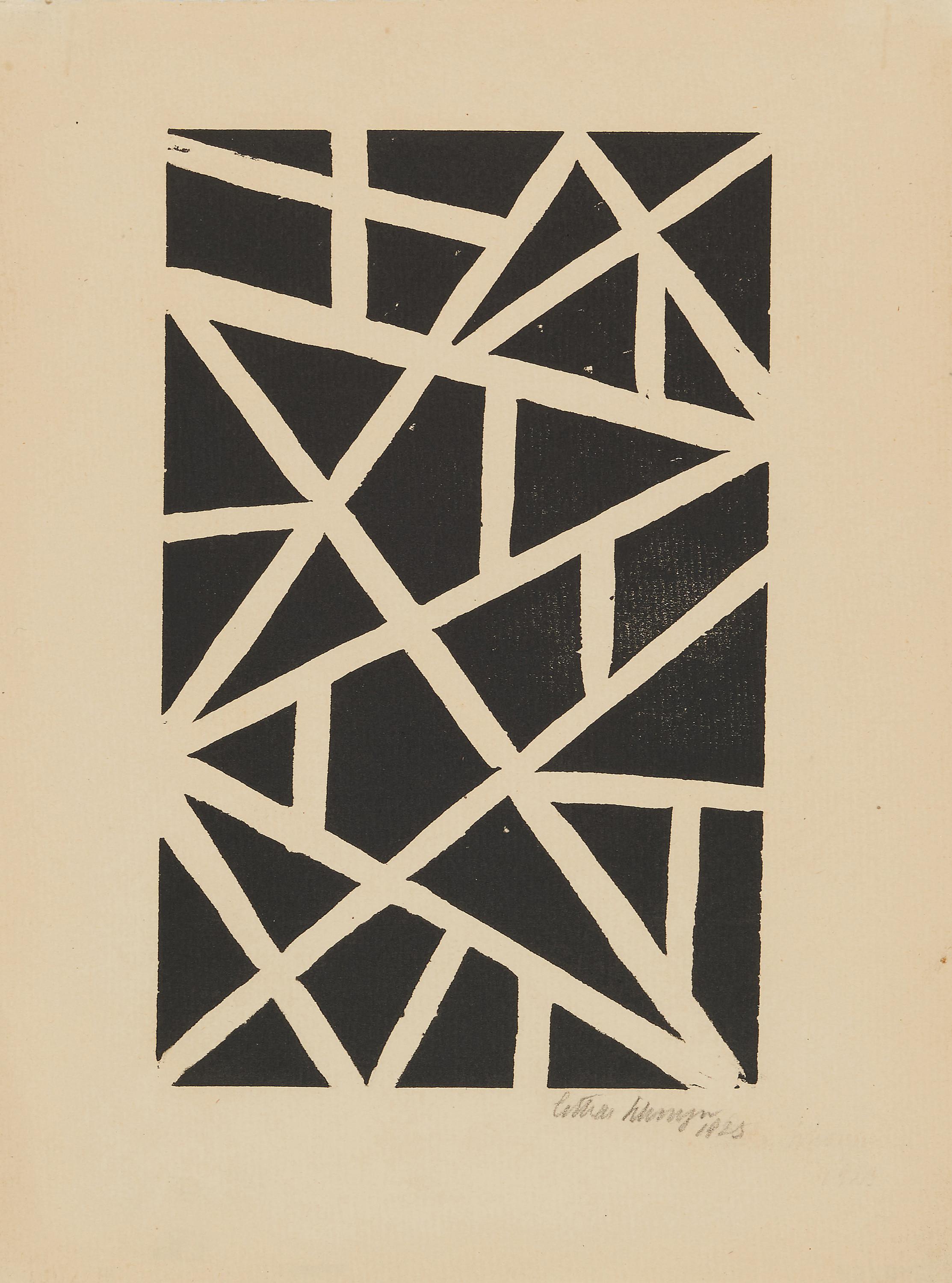 Lothar Schreyer - Aus: Meistermappe des Staatlichen Bauhauses 1923.