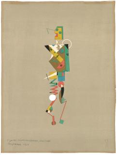 Lothar Schreyer - Figur des lüsternen Mannes, Marionette