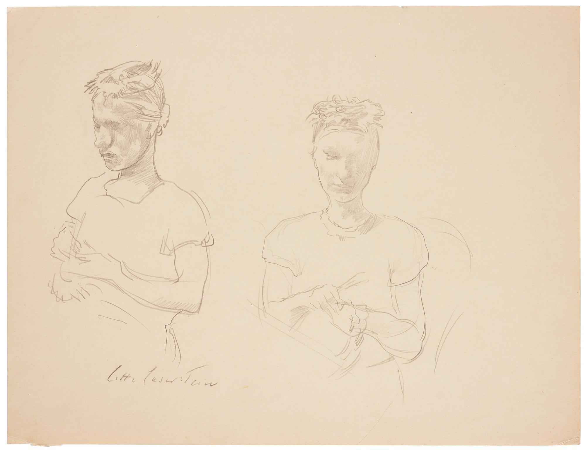 Lotte Laserstein - A double portrait