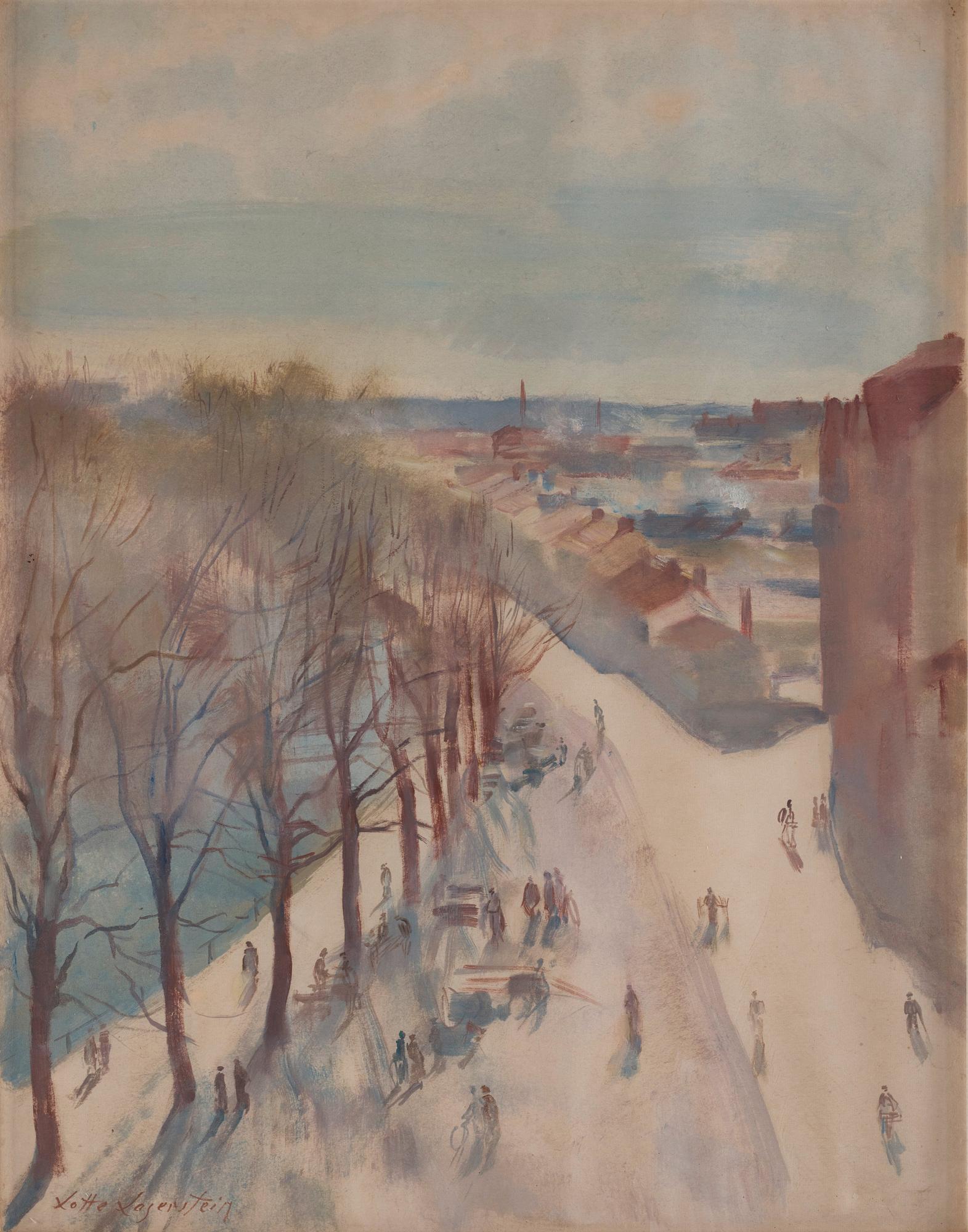 Lotte Laserstein - Gata i Örebro.