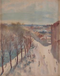 Lotte Laserstein - Gata i Örebro.