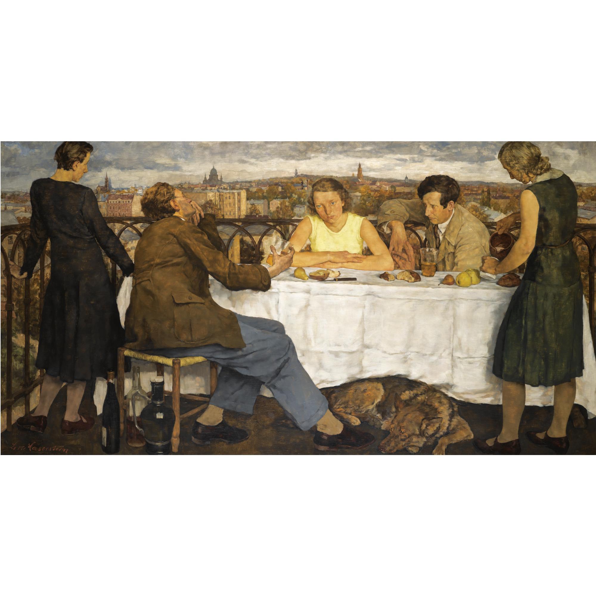 Lotte Laserstein - German abend Über Potsdam (Evening Over Potsdam)