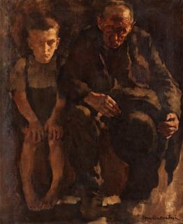 Lotte Laserstein - Man and boy