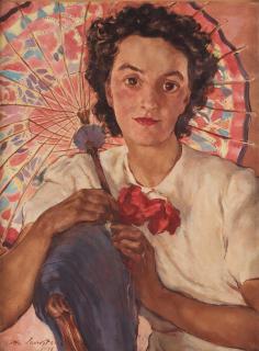 Lotte Laserstein - Nora with the parasol