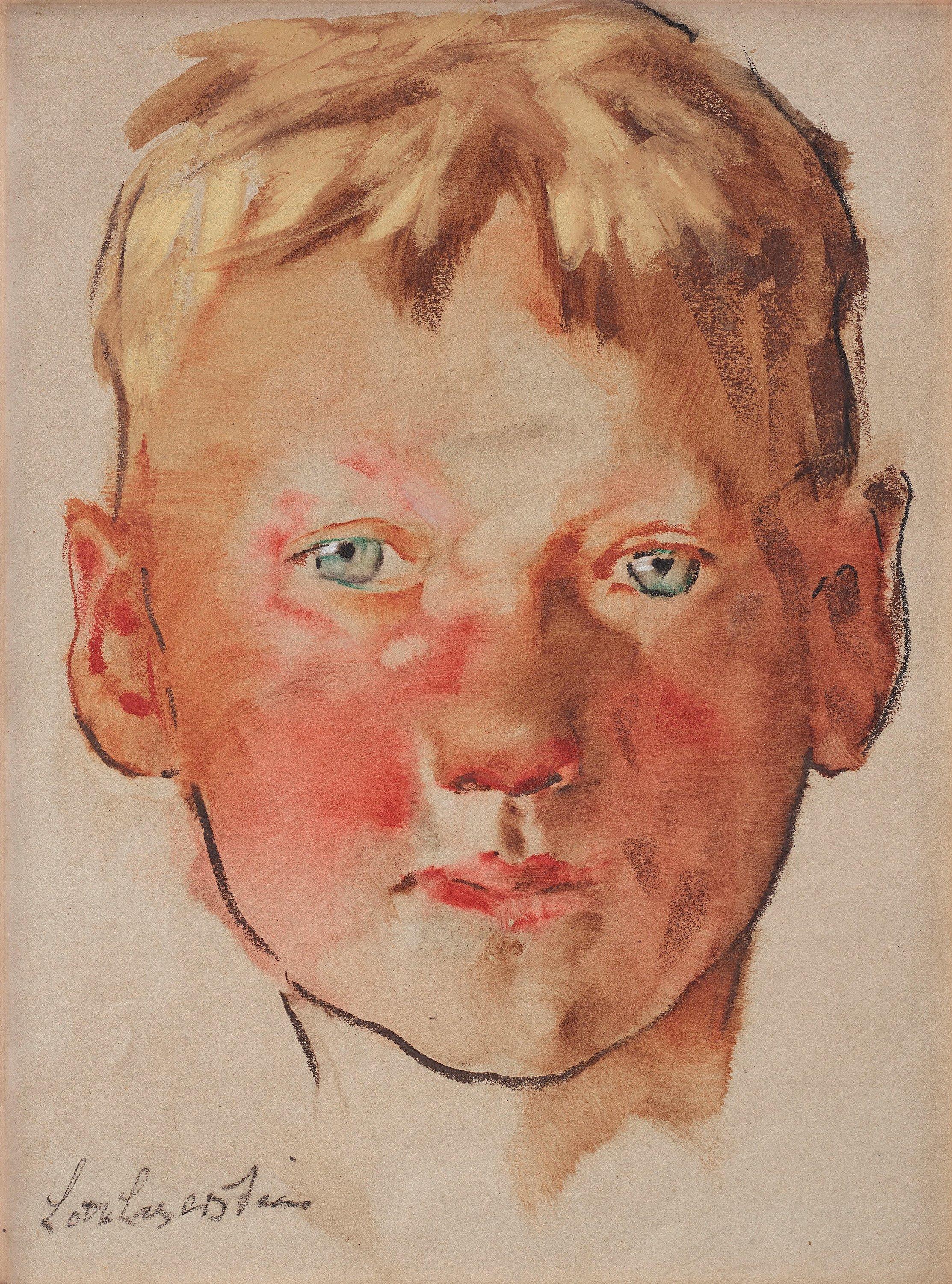 Lotte Laserstein - Portrait of a farmers boy