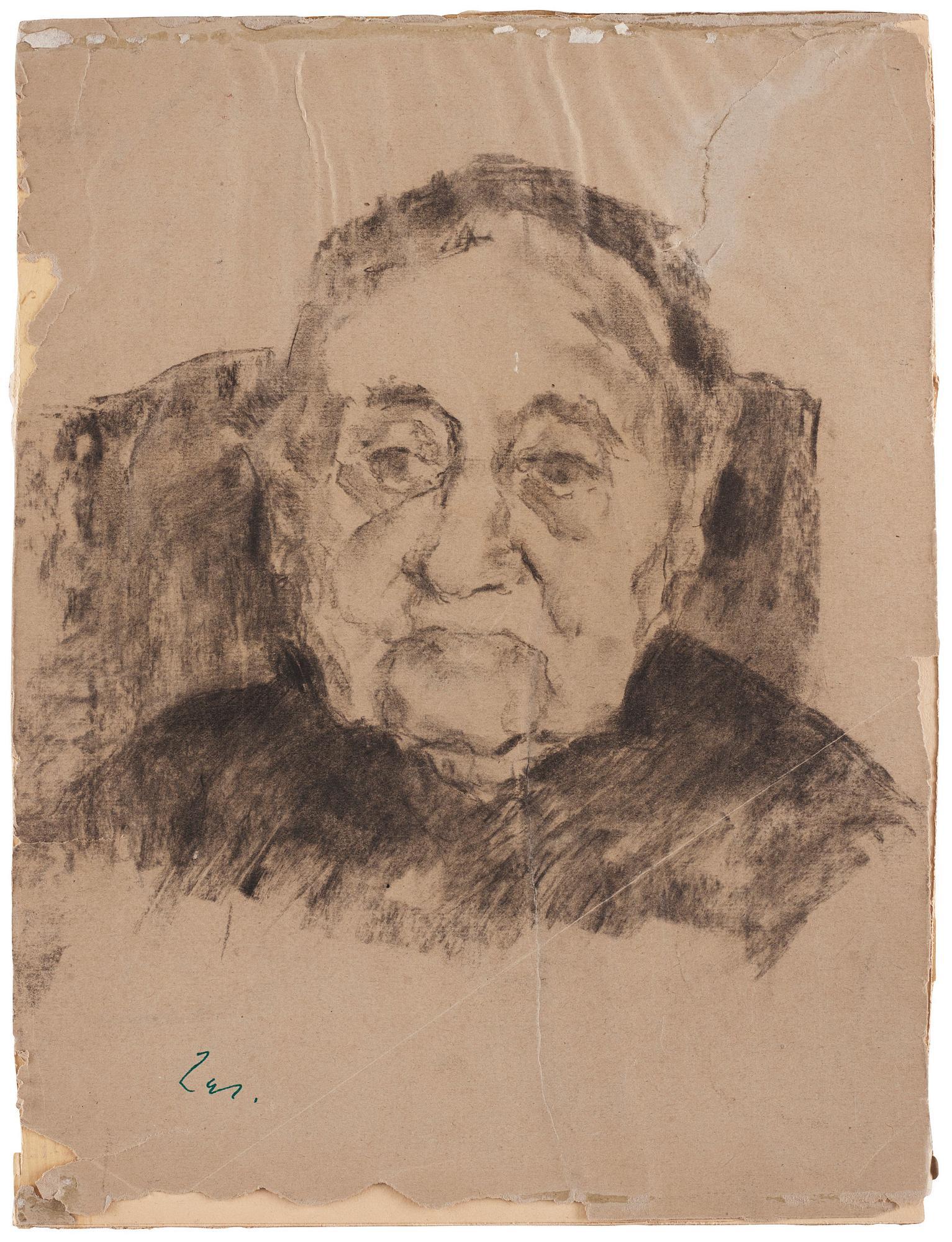 Lotte Laserstein - Portrait of Ida Birnbaum, the artist\'s grandmother