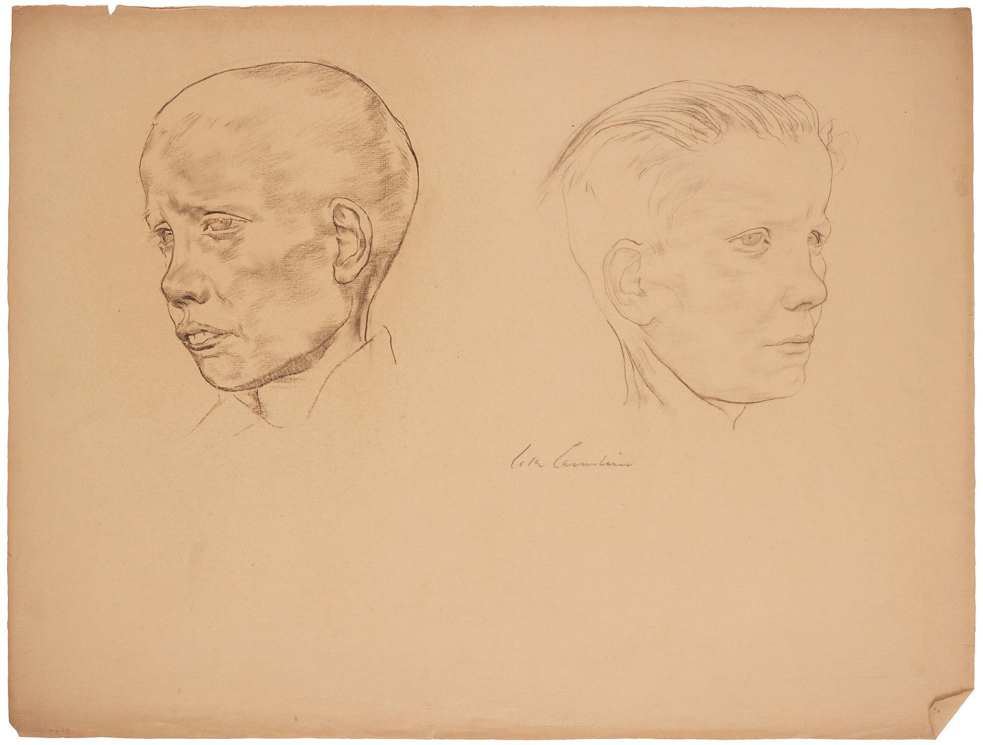 Lotte Laserstein - Portraits of two young boys