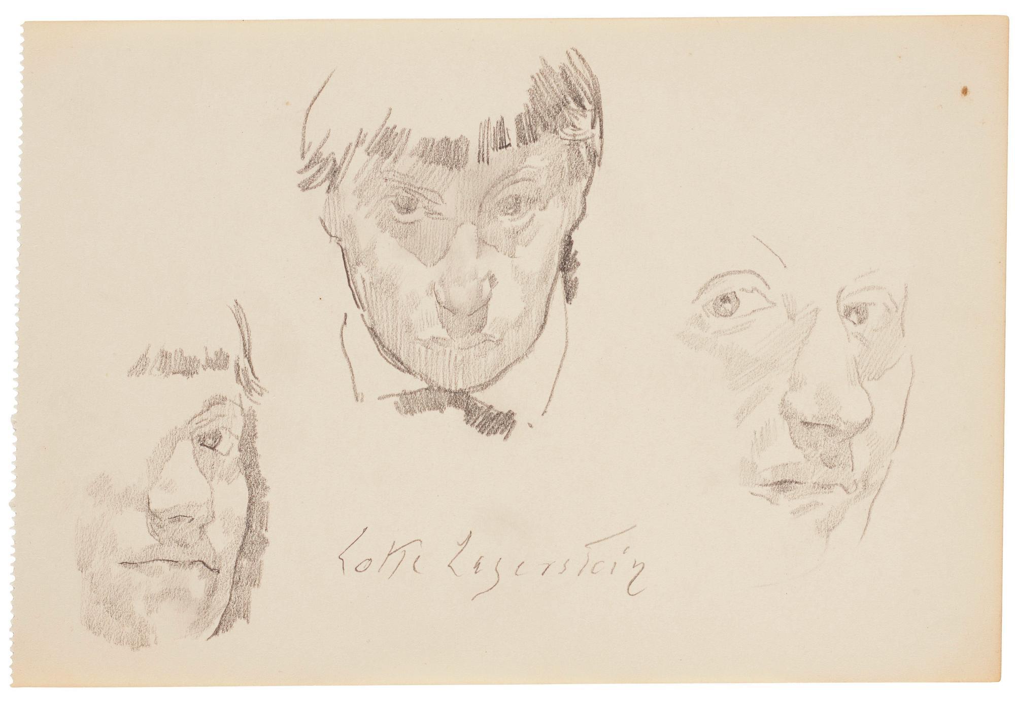 Lotte Laserstein - Three self portraits