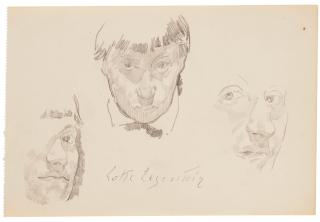 Lotte Laserstein - Three self portraits