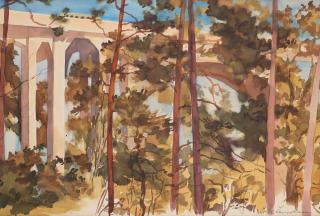 Lotte Laserstein - Tranebergsbron, Stockholm