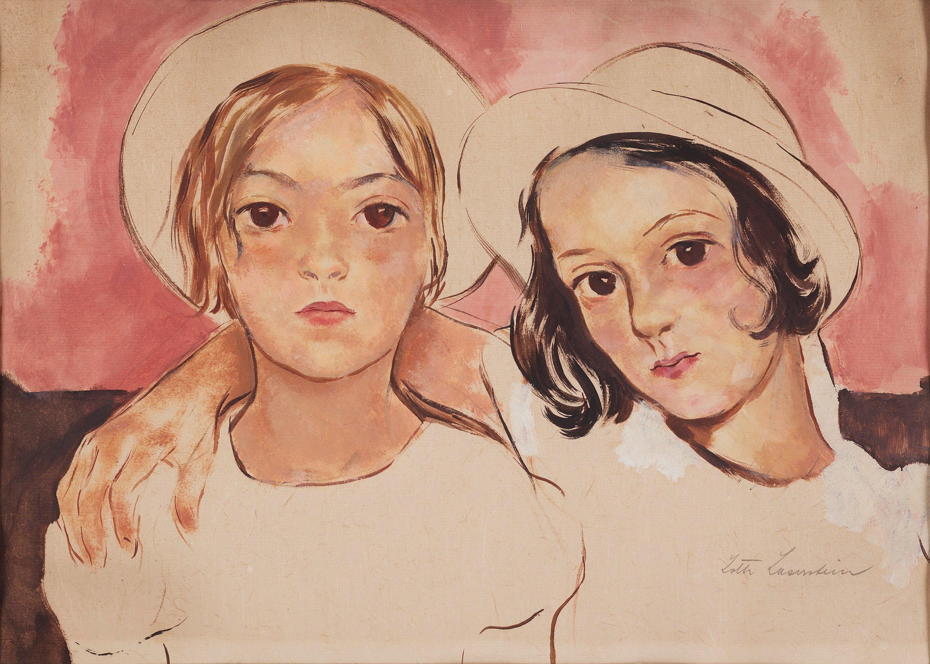 Lotte Laserstein - Two siblings (Marianne and Gunvor Bigner)