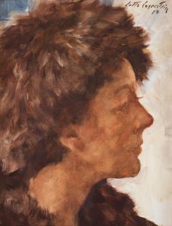 Lotte Laserstein - Woman in profile
