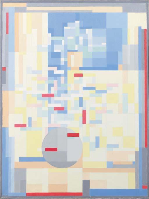 Lou Loeber - Bloemen in een interieur