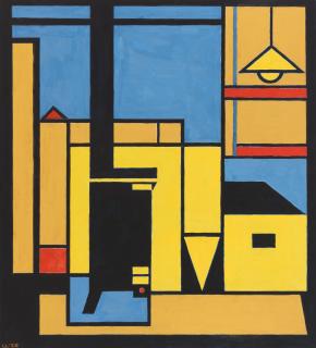 Lou Loeber - Ohne Titel (Lampe und Ofen)