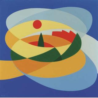 Lou Loeber - Wervelend Landschap