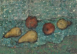 Louay Kayyali - Still Life (Apples & Pears)
