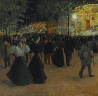 Louis Abel-Truchet - French la Fête Forain, Place Pigalle