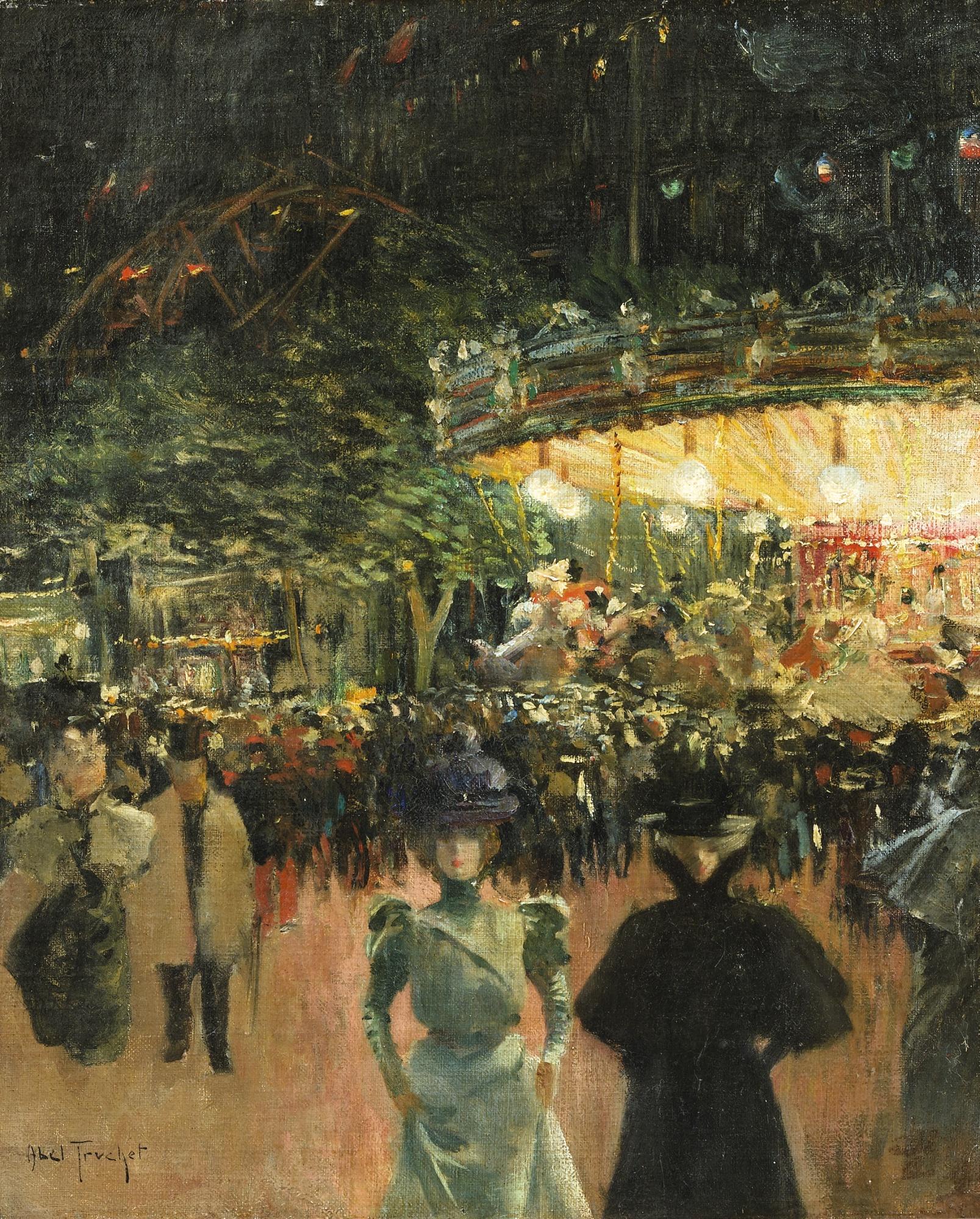 Louis Abel-Truchet - Frenchfairground, Place Pigalle