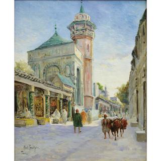 Louis Abel Truchet - Mosquée À Tunis