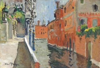 Louis Abel-Truchet - Place Sur Un Canal, Venise